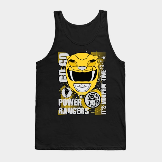 It's Morphin' Time Yellow Ranger, MMPR Tank Top by Vitalitee